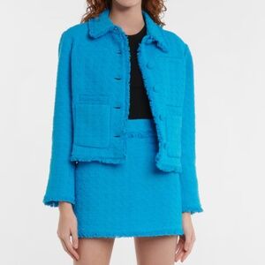 PROENZA SCHOULER blue skit and jacket set